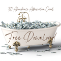 30 Abundance Affirmation Cards FREE DOWNLOAD