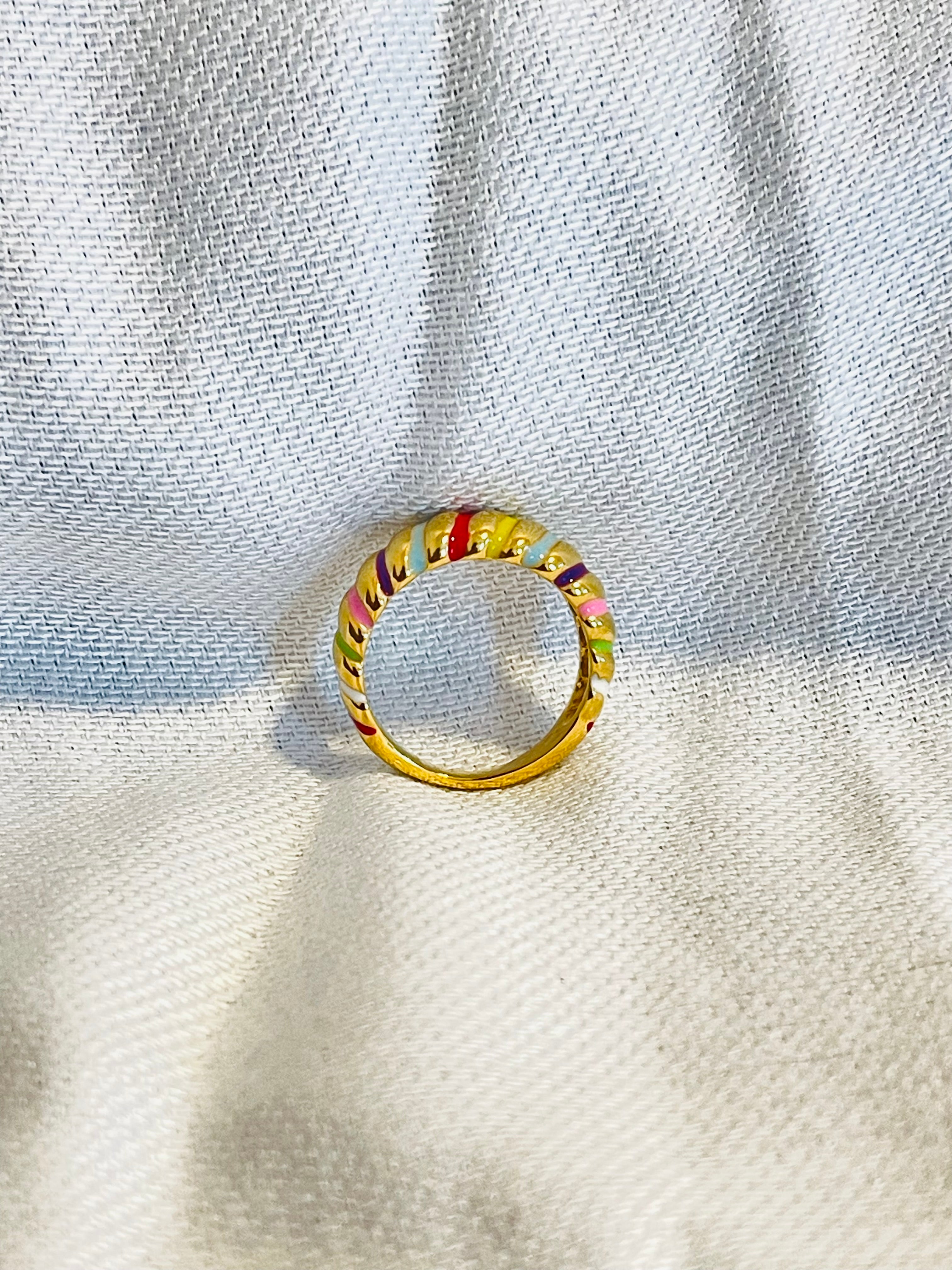 CELYS GOLD CROISSANT RING