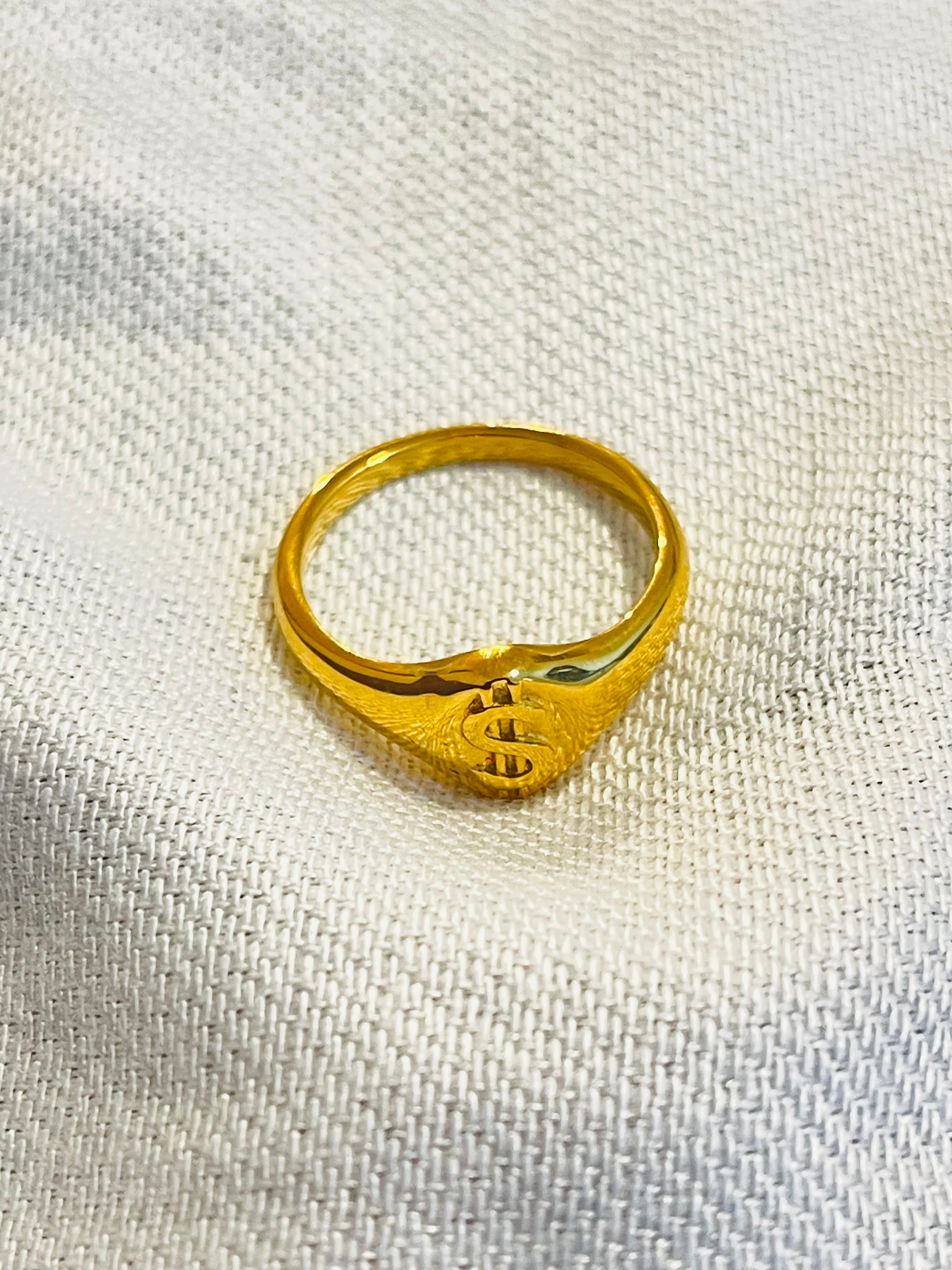 DOLLAR GOLD RING