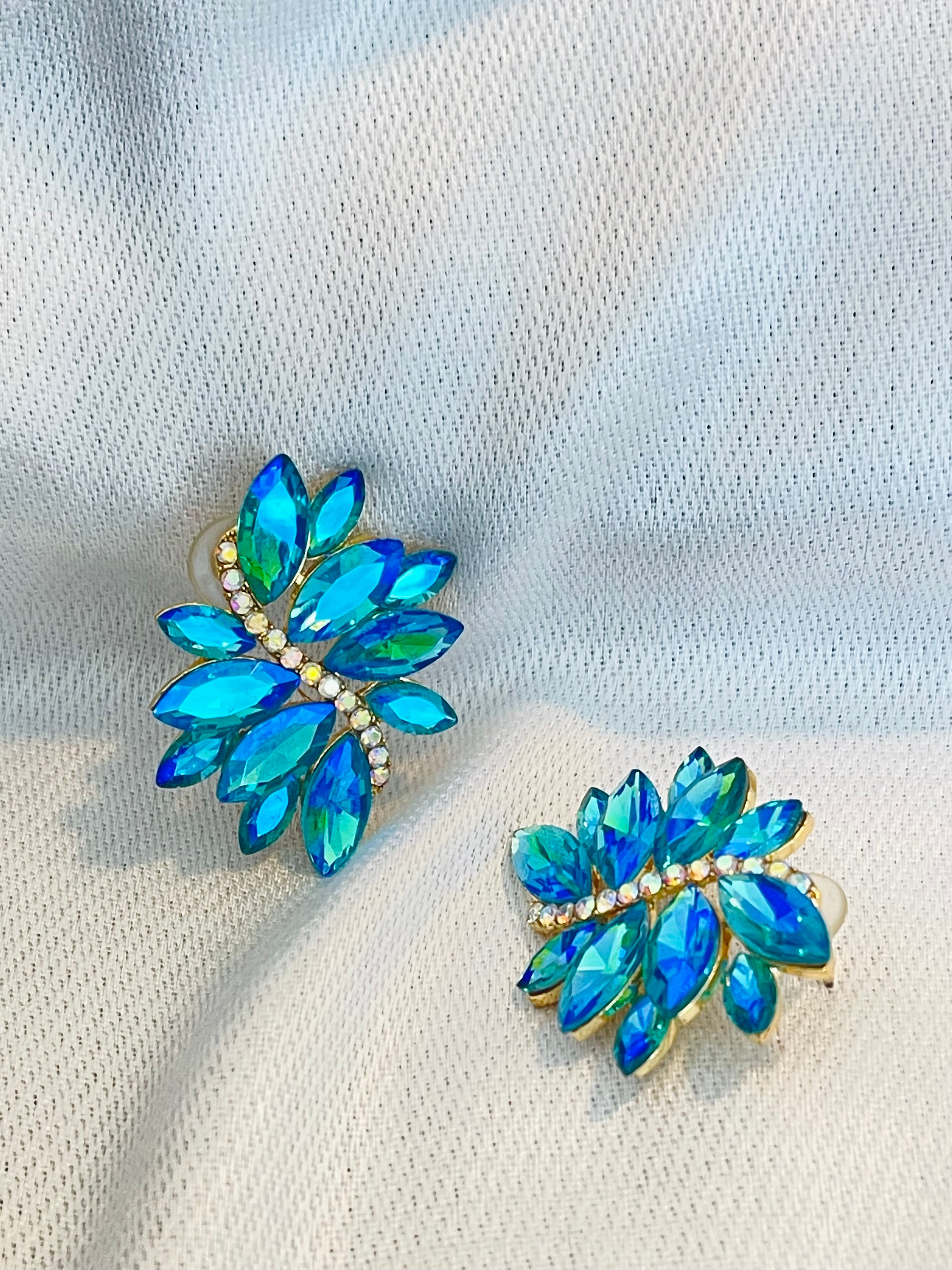 DARLING FLEUR BLUE EARRINGS
